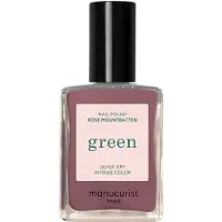 Manucurist Paris Green Snabbtorkande Nagellack Rose Mountbatten - 9-Free, Växtbaserad och Vegan - 0