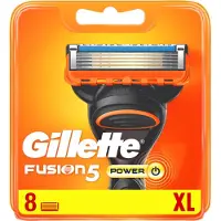 Gillette Fusion Power - Påfyllnadsrakblad - hane - 5 blad