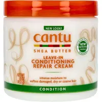 Cantu , Shea-butter, lämna-in konditioneringsreparationskräm, 16 oz (453 g)