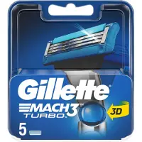 Gillette Mach3 Turbo 5 st Rakblad