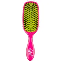 The Wet Brush Shine Enhancer-borste med mjuk Intelliflex och naturliga borststrån från vildsvin rosa