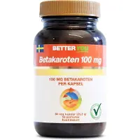 Better You Betakaroten 100 mg 50 kapslar