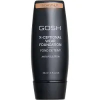 Gosh X-Ceptional Wear, tub, flytande, kastanj, alla hudfärger, universal, anti-aging, återfuktar