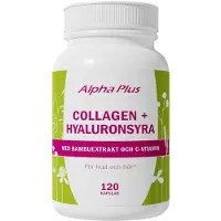Alpha Plus Collagen + Hyaluronsyra 120 kapslar