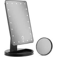 Ginza.se Gillian Jones - Makeup Mirror w. LED & Small 10x Mirror