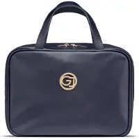 Gillian Jones - Organizer Cosmetic bag w. hangup function - Dark blue PU