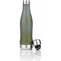 Glacial Insulated Bottle 400ml Matte Green
