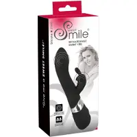 Sweet Smile SMILE Blacky - vibrator med 2 motorer - USB-laddning - svart