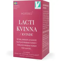 Nordbo LactiKvinna Mjölksyrabakterier 30 kapslar