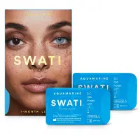 Swati - Coloured Contact Lenses 1 Month - Aquamarine