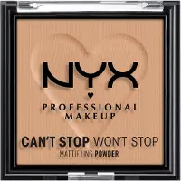 Nyx Can’t Stop Won’t Stop Mattifying Powder Kompaktpuder 6 g Nr. 06 - Tan