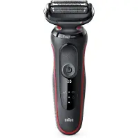 Braun Series 5 50-R1000s, Folierakapparat, Röd, LED, Batteri, Litium-Ion (Li-Ion), Inbyggt batteri