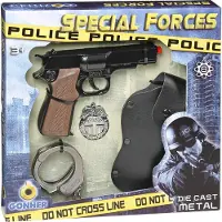 Cpa Toy Polisset Pistol 8 Skott + Handbojor