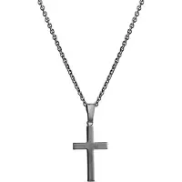 Top Gold silverkors berlock grå 20 mm 42 5191 2500