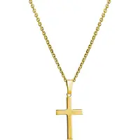 Top Gold silver konfirmationskors 20 mm förgyllt 52 5191 1500