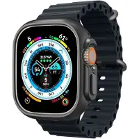 Spigen Thin Fit - Stötsskydd för smartwatch - polykarbonat - svart