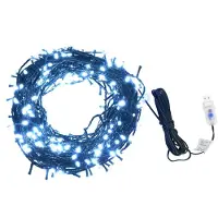 vidaXL 400 LED-ljusslinga, 40 m, kallvitt ljus