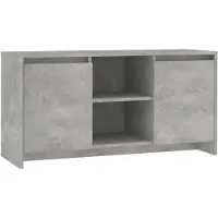vidaXL Tv-bänk betonggrå 102x37,5x52,5 cm konstruerat trä