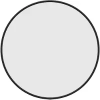 vidaXL Väggspegel svart Ø 40 cm rund