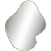 vidaXL Väggspegel guld 60x50 cm