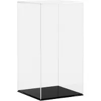 vidaXL Akryllåda transparent 20x20x38 cm