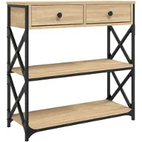 Super Merchant Vidaxl Konsolbord, Sonomaek, 75X28X75 Cm