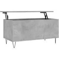 vidaXL Soffbord, Betonggrått, 90X44,5X45 Cm