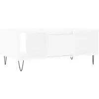 vidaXL Soffbord vit 90x50x36,5 cm konstruerat trä