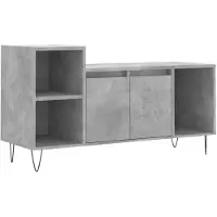 vidaXL Tv-bänk betonggrå 100x35x55 cm konstruerat trä