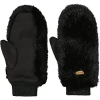 Barts - Varumärken - Fur Mitts Black för Unisex - Svart