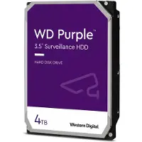 Western Digital WD Purple WD43PURZ - Hårddisk - 4 TB - övervakning - inbyggd - 3.5 - SATA 6Gb/s - 5400 rpm - buffert: 256 MB