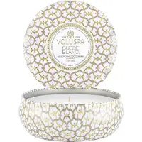 Voluspa Suede Blanc doftljus 3-wick