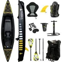 Yellowv Kayak Uppblåsbar Kajak