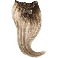 Rapunzel of sweden Classic Clip-ins Straight / Medium Volume / 7 pieces Dark Ashy Blonde Balayage B2.6/10.7 40 cm Löshår 100 g