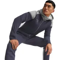 Puma Luvtröja teamCUP Casuals - Blå/Grå, storlek Small