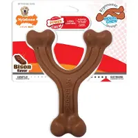 Nylabone Extreme Chew Wishbone nylon tuggleksak hund (bisonsmak)