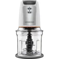 Kenwood Easy Chop minihackare CHP61.000WH, 0,5 l, Grå, Vit, Plast, Rostfritt stål, 500 W, 138,5 mm