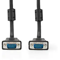 Ginza.se Nedis VGA-kabel | VGA Hane | VGA Hane | Nickelplaterad | Maximal upplösning: 1280x768 | 10.0 m | Rund | ABS | Svart | Label