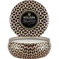 Voluspa Maison 3 Wick Tin Candle 340g - Pink Citrongrapefruit