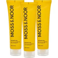 Moss & Noor After Workout Shower Gel Fresh Grapefruit 3-pack