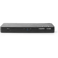 Nedis HDMI (tm) Omvandlare | USB-C(tm) Female / 2x HDMI(tm) Input / 4x USB A Female | 1x HDMI(tm) Output | Envägs | 4K@60Hz | 18 Gbps | ABS | Antracit
