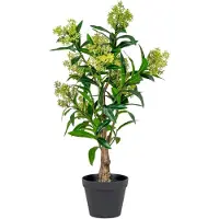 House Nordic Arbre de skimmia artificiel 75 cm grön