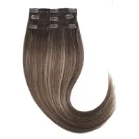 Rapunzel of sweden Classic Clip-ins Straight / Light Volume / 3 pieces Hazelnut Caramel Balayage B2.3/5.0 40 cm Löshår 52.5 g
