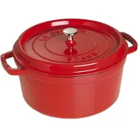 Staub - Gryta La Cocotte rund 30 cm, 8,35 l - Röd - Grytor & kastruller - Från Homeroom