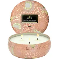 Voluspa 3-Wick Candle Decorative Tin Kalahari Watermelon 340g