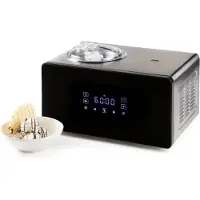 Domo DO9252I, Glassmaskin med kompressor, 1,5 l, LED, Rostfritt stål, 60 dB, Svart