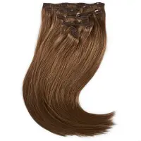 Rapunzel of sweden Classic Clip-ins Straight / Medium Volume / 7 pieces 5.4 Copper Brown 50 cm Löshår 110 g