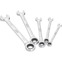 Vigor V2820 U-ring-blocknyckelset; 5 delar Nyckelvidd (Metrisk) (för titel) 8 - 19 mm