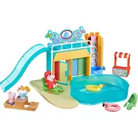 Play-Doh Vattenparkslekset – Innehåller George- och Peppa-figurer, vallyft, flamingoflotte och snackbar