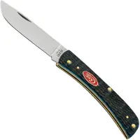 Case Knives Case Sod Buster Jr. Rogers Jig 06890, 6137 SS, Navy Blue Bone, pocket knife